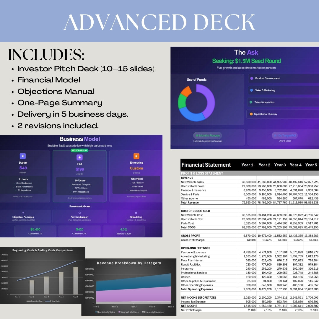 Investor Pitch Deck