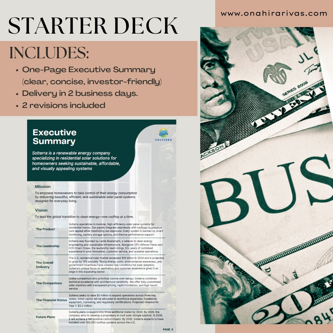 Investor Pitch Deck